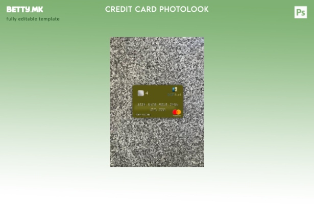 модерен стил Екваторијална Гвинеја BGFI банка мастер карта photolook преден шабл